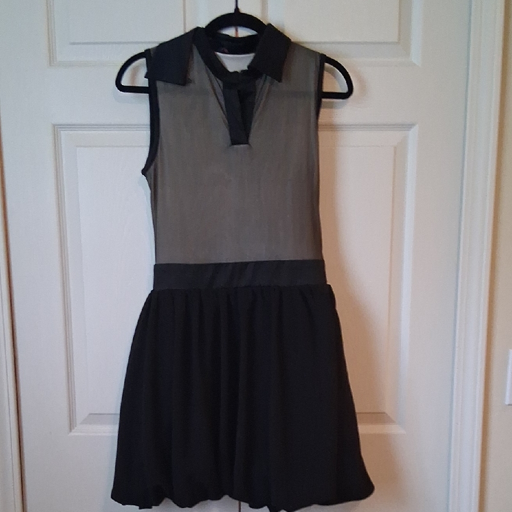 VINTAGE House of CB Black and Mesh Dress